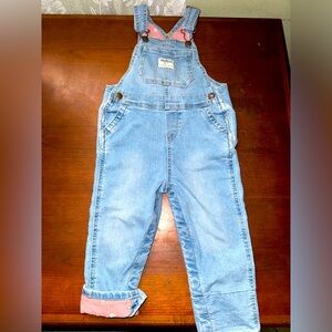 OshKosh B’Gosh Classic 90s Style Kids Denim Overalls 24m